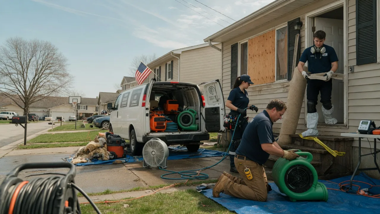 Water Damage Restoration in Bradley, OK near me